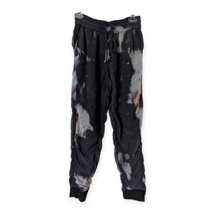 Religion We Live In Black Galaxy Print Joggers
